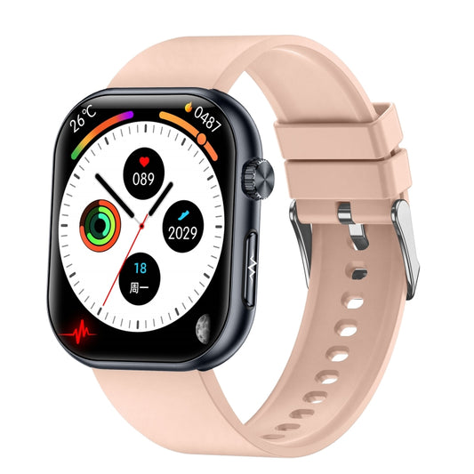 ET587 1.95 inch AMOLED Screen Smart Watch, ECG Electrocardiogram/Blood Sugar Monitoring(Pink) by bashfashion