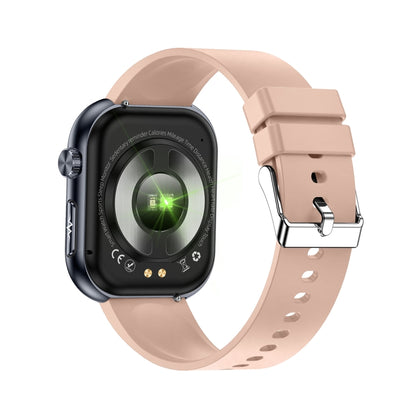 ET587 1.95 inch AMOLED Screen Smart Watch, ECG Electrocardiogram/Blood Sugar Monitoring(Pink) by bashfashion