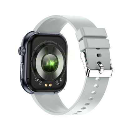 ET587 1.95 inch AMOLED Screen Smart Watch, ECG Electrocardiogram/Blood Sugar Monitoring(Grey) by bashfashion