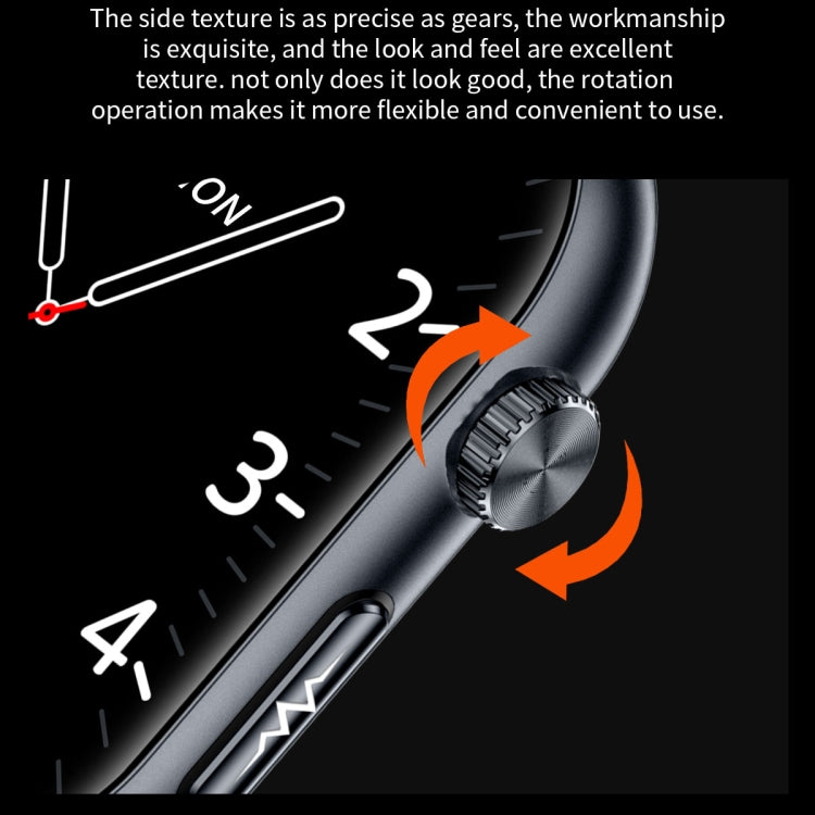 ET587 1.95 inch AMOLED Screen Smart Watch, ECG Electrocardiogram/Blood Sugar Monitoring(Grey) by bashfashion