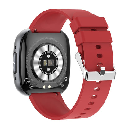 ET593 1.75 inch IPS Square Screen Smart Watch, ECG Electrocardiogram / Blood Sugar Monitoring(Red) by bashfashion