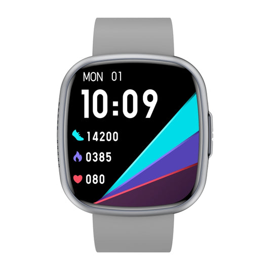ET593 1.75 inch IPS Square Screen Smart Watch, ECG Electrocardiogram / Blood Sugar Monitoring(Grey) by bashfashion