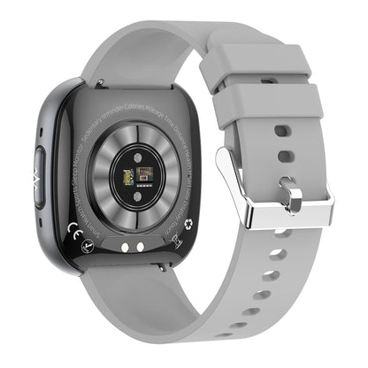 ET593 1.75 inch IPS Square Screen Smart Watch, ECG Electrocardiogram / Blood Sugar Monitoring(Grey) by bashfashion