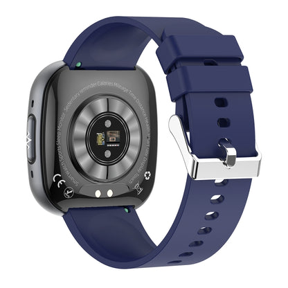 ET593 1.75 inch IPS Square Screen Smart Watch, ECG Electrocardiogram / Blood Sugar Monitoring(Blue) by bashfashion