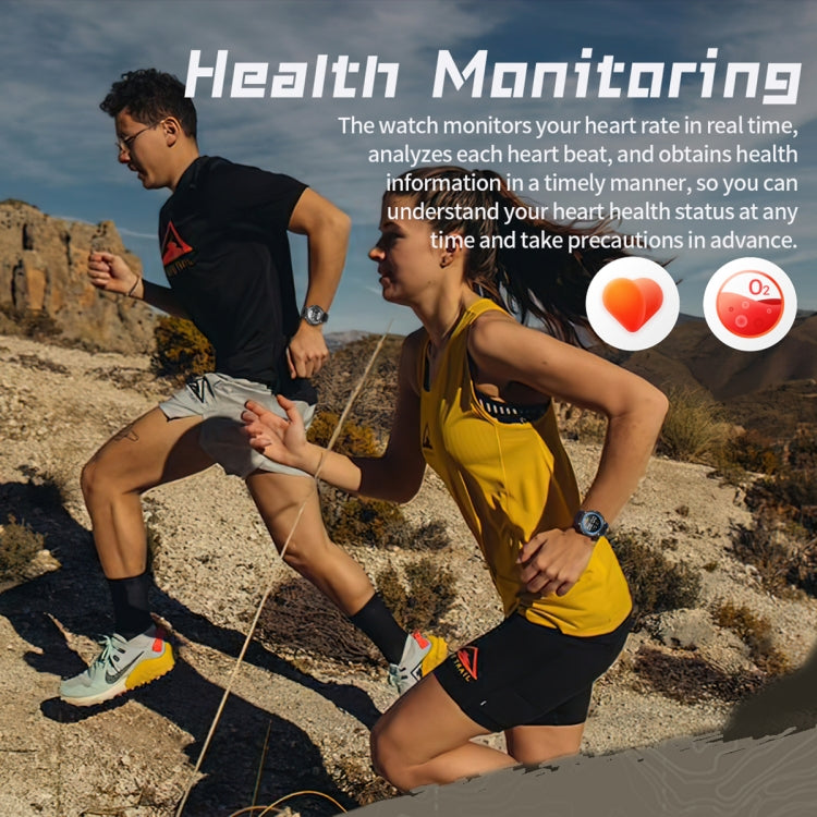 LC17 1.53 inch TFT Round Screen Sports Smart Watch, Heart Rate / Blood Oxygen / Blood Pressure(Blue) by bashfashion