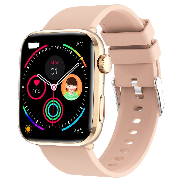 T92 1.81 inch IPS Square Screen Smart Watch, Heart Rate / Blood Oxygen / Blood Pressure(Pink) by bashfashion