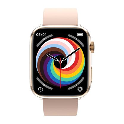 T92 1.81 inch IPS Square Screen Smart Watch, Heart Rate / Blood Oxygen / Blood Pressure(Pink) by bashfashion