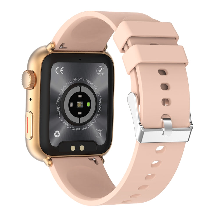 T92 1.81 inch IPS Square Screen Smart Watch, Heart Rate / Blood Oxygen / Blood Pressure(Pink) by bashfashion