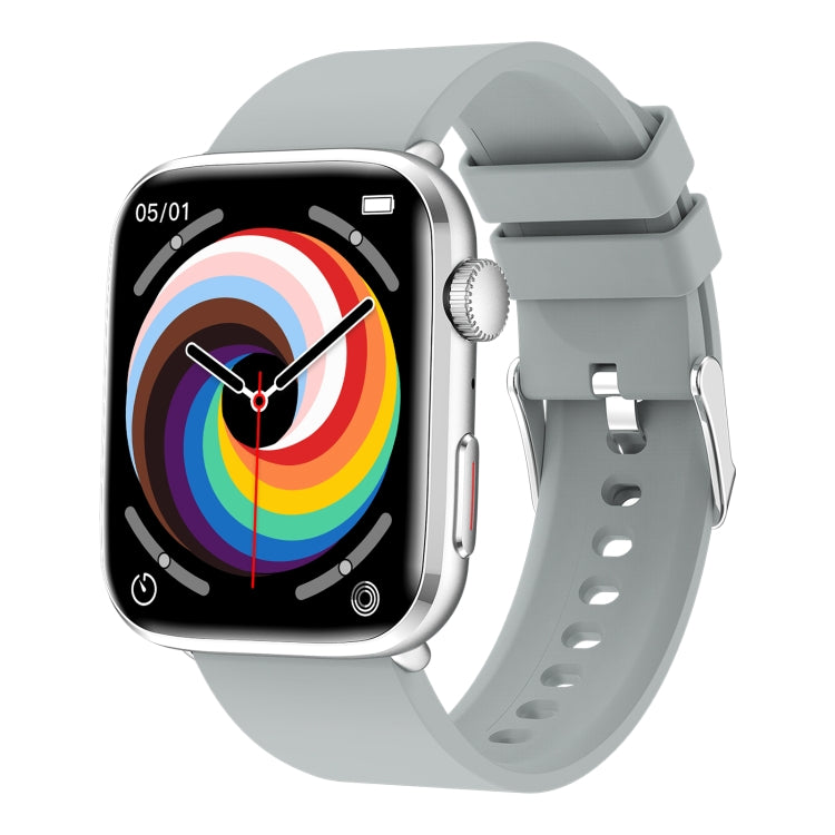 T92 1.81 inch IPS Square Screen Smart Watch, Heart Rate / Blood Oxygen / Blood Pressure(Grey) by bashfashion