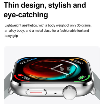 T92 1.81 inch IPS Square Screen Smart Watch, Heart Rate / Blood Oxygen / Blood Pressure(Blue) by bashfashion