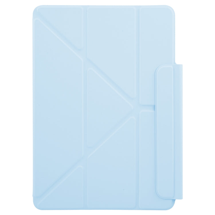 For Xiaomi Pad 7 / 7 Pro Fixed Buckle Magnetic Deformation Leather Tablet Case(Ice Blue) by bashfashion