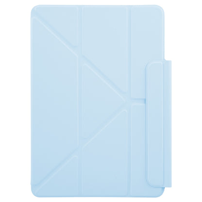 For Xiaomi Pad 7 / 7 Pro Fixed Buckle Magnetic Deformation Leather Tablet Case(Ice Blue) by bashfashion