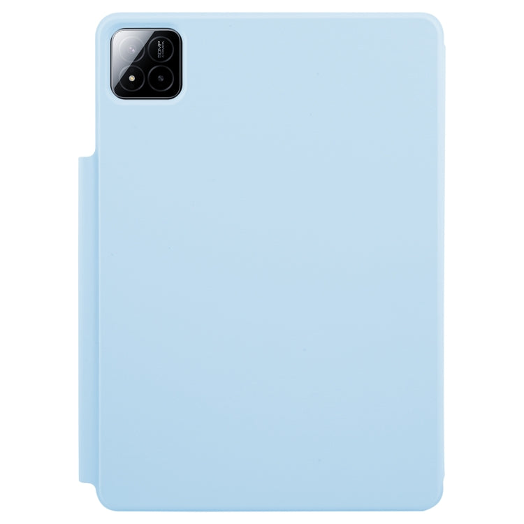 For Xiaomi Pad 7 / 7 Pro Fixed Buckle Magnetic Deformation Leather Tablet Case(Ice Blue) by bashfashion
