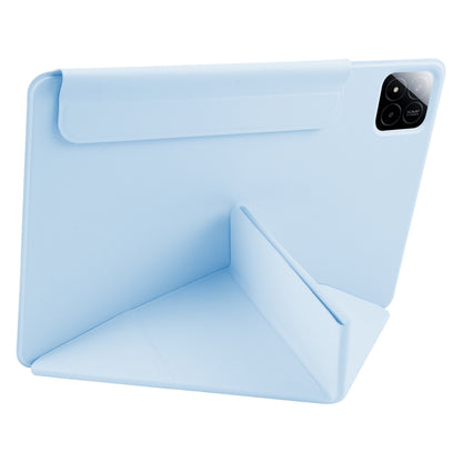 For Xiaomi Pad 7 / 7 Pro Fixed Buckle Magnetic Deformation Leather Tablet Case(Ice Blue) by bashfashion