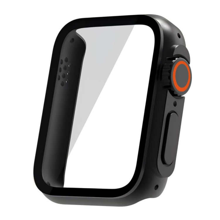 For Xiaomi Smart Band 9 Pro Change to Ultra All-Inclusive Film Hybrid PC Watch Case(Black) by bashfashion