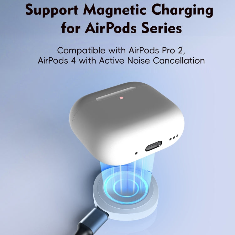 4 in 1 Portable Smart Watch Magnetic Wireless Charger(White) by bashfashion