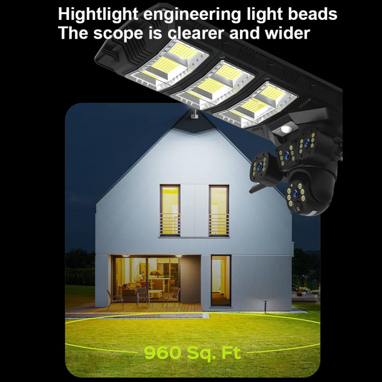 XA Series Solar WiFi Version Monitoring Street Light Outdoor HD Camera, Memory:128GB SD Card by bashfashion