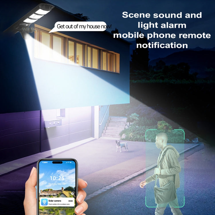 XA Series Solar 4G Version Monitoring Street Light Outdoor HD Camera, Memory:No SD Card by bashfashion