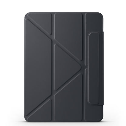 For iPad Pro 11 2025 / 2024 Fixed Buckle Magnetic Deformation Leather Tablet Case(Black) by bashfashion
