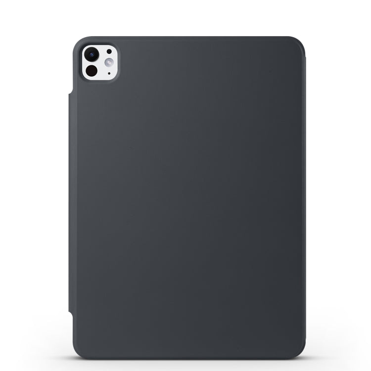 For iPad Pro 11 2025 / 2024 Fixed Buckle Magnetic Deformation Leather Tablet Case(Black) by bashfashion