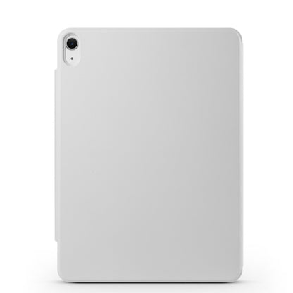 For iPad Air 13 2025 / 2024 Fixed Buckle Magnetic Deformation Leather Tablet Case(Grey) by bashfashion