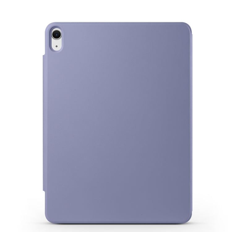 For iPad Air 13 2025 / 2024 Fixed Buckle Magnetic Deformation Leather Tablet Case(Lavender Purple) by bashfashion