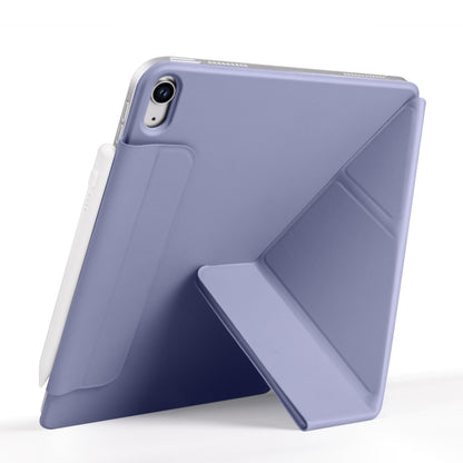 For iPad Air 13 2025 / 2024 Fixed Buckle Magnetic Deformation Leather Tablet Case(Lavender Purple) by bashfashion