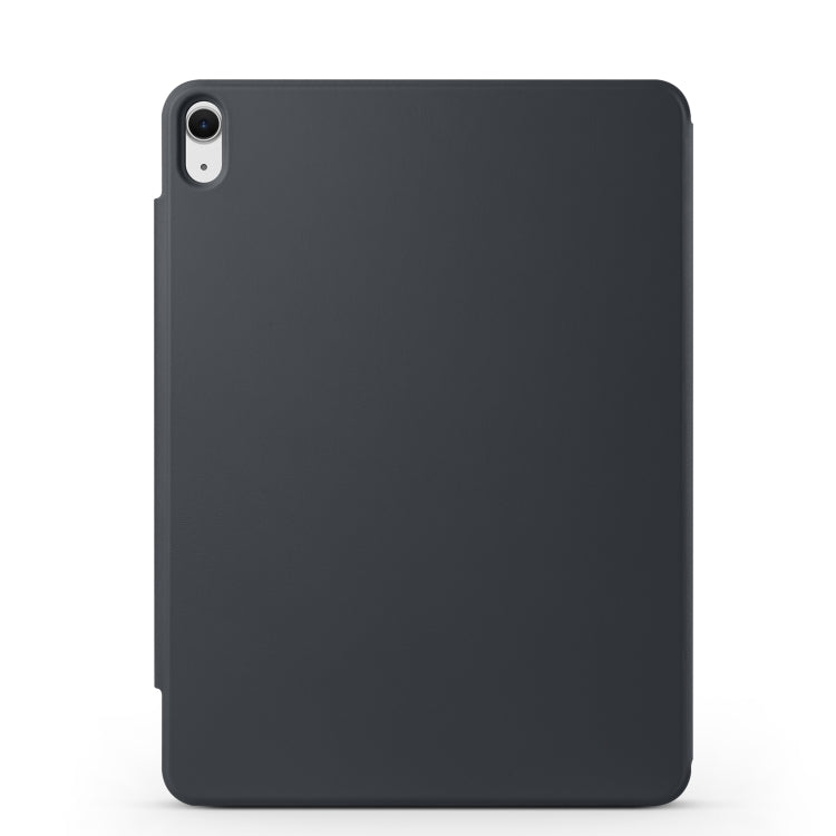 For iPad Air 11 2025 / 2024 / 10.9 2022 Fixed Buckle Magnetic Deformation Leather Tablet Case(Black) by bashfashion