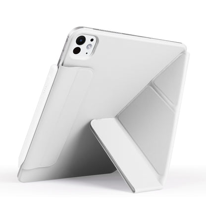For iPad Pro 11 2022 / 2021 / 2020 Fixed Buckle Magnetic Deformation Leather Tablet Case(Grey) by bashfashion