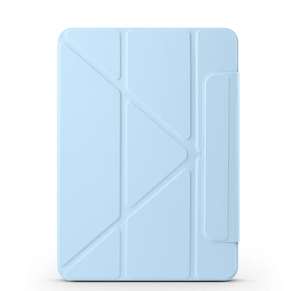 For iPad 2025 / 2022 Fixed Buckle Magnetic Deformation Leather Tablet Case(Ice Blue) by bashfashion