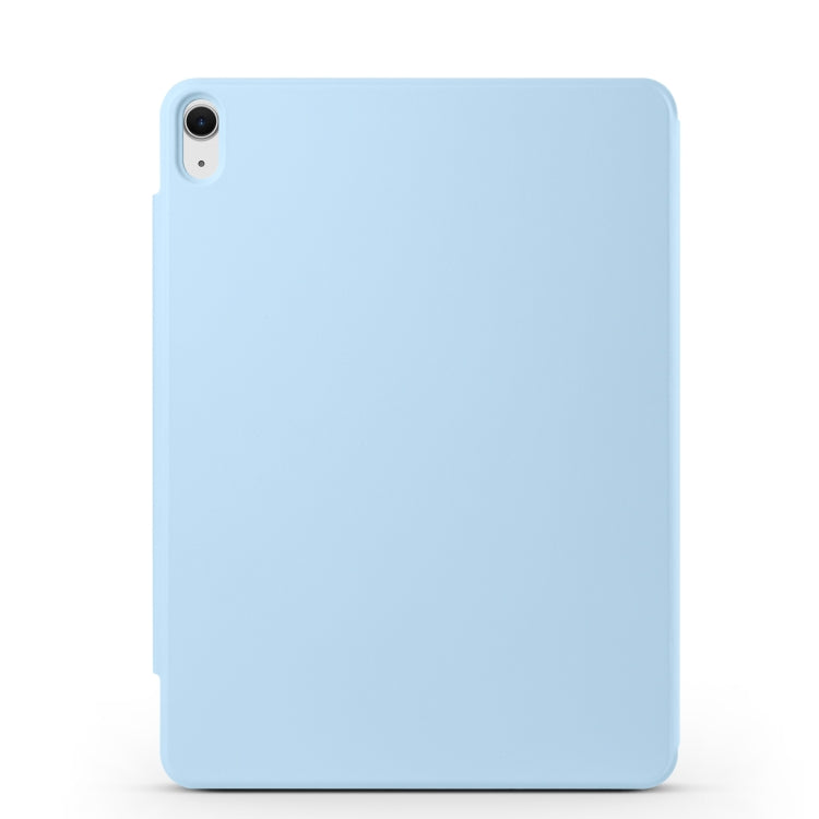 For iPad mini 6 / mini 2024 Fixed Buckle Magnetic Deformation Leather Tablet Case(Ice Blue) by bashfashion