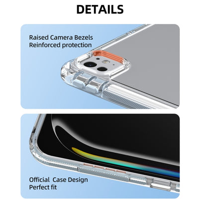 For iPad 2025 / 2022 mutural Y-Shape Deformation Leather Tablet Case(Ice Blue) by Mutural