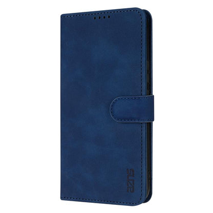 For Samsung Galaxy A56 5G AZNS Skin Feel Calf Texture Flip Leather Phone Case(Blue) by AZNS