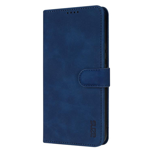 For Samsung Galaxy A56 5G AZNS Skin Feel Calf Texture Flip Leather Phone Case(Blue) by AZNS
