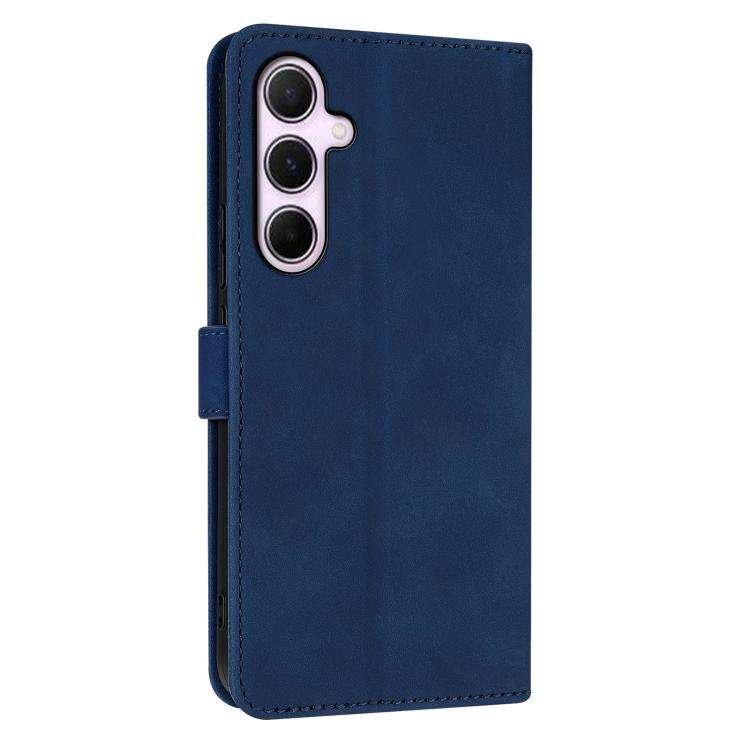 For Samsung Galaxy A56 5G AZNS Skin Feel Calf Texture Flip Leather Phone Case(Blue) by AZNS