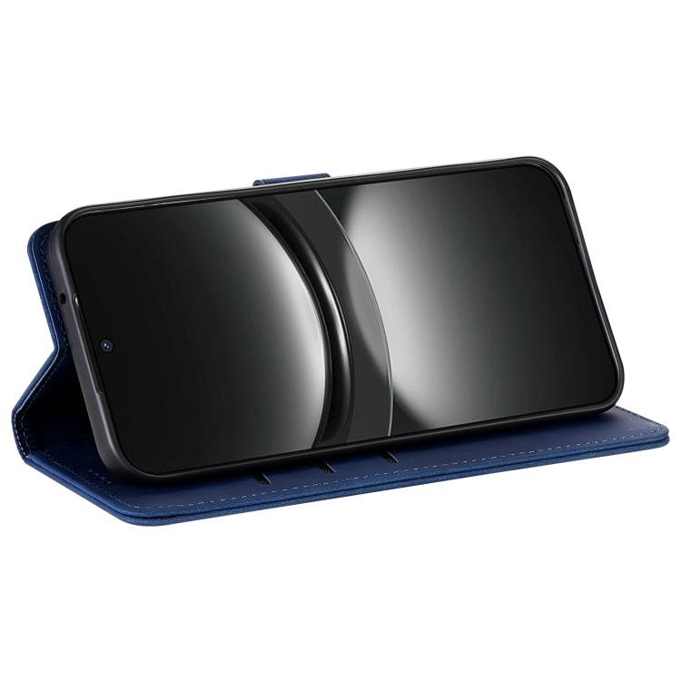 For Samsung Galaxy A56 5G AZNS Skin Feel Calf Texture Flip Leather Phone Case(Blue) by AZNS