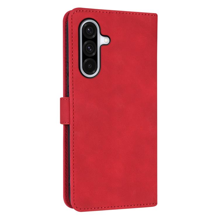 For Samsung Galaxy A26 5G AZNS Skin Feel Calf Texture Flip Leather Phone Case(Red) by AZNS