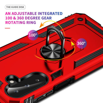 For Samsung Galaxy A26 5G / A17 5G Shockproof TPU + PC Phone Case with Holder(Red) by bashfashion