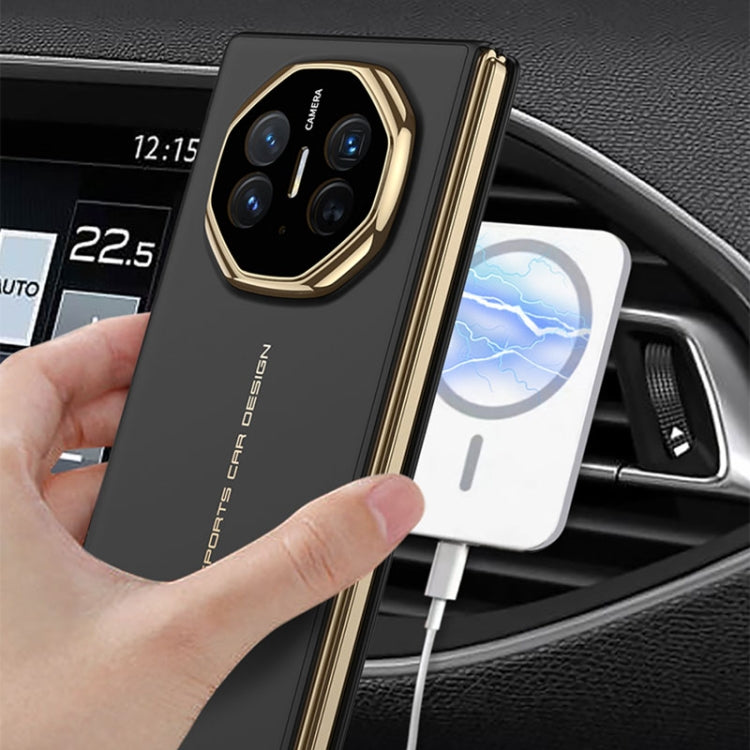 For Huawei Mate XT Ultimate Design GKK Ultra-thin Frame MagSafe Phone Case(Balck) by GKK