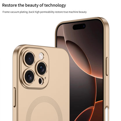 For iPhone 16 Pro Max GKK MagSafe Full Coverage Phone Case(Black) by GKK