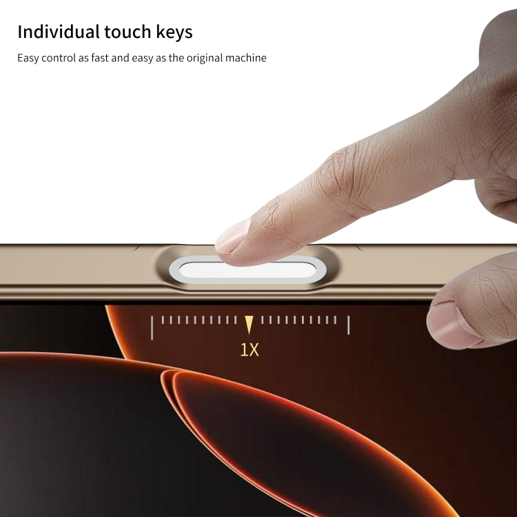 For iPhone 16 Pro GKK MagSafe Full Coverage Phone Case(Gold) by GKK