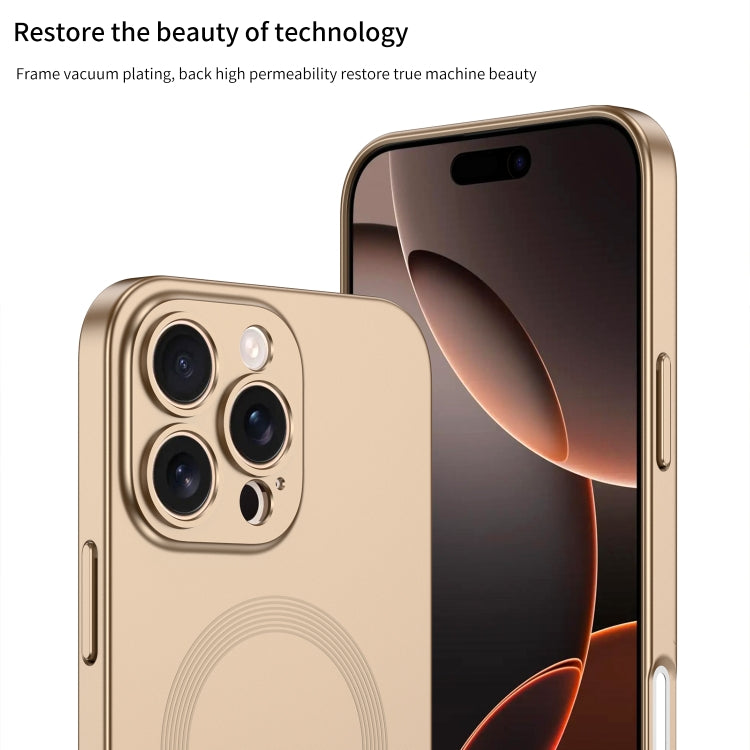 For iPhone 16 GKK MagSafe Full Coverage Phone Case(Titanium Gray) by GKK