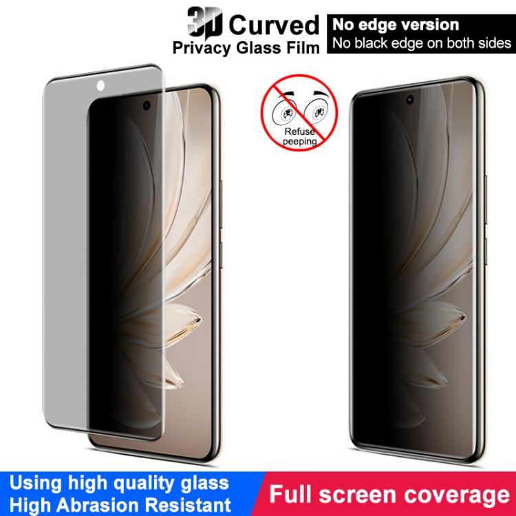 For vivo S20 Pro imak No Edge Version 3D Curved Privacy Full Screen Tempered Glass Film by imak