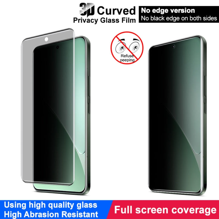 For Xiaomi 15 Pro imak No Edge Version 3D Curved Privacy Full Screen Tempered Glass Film by imak