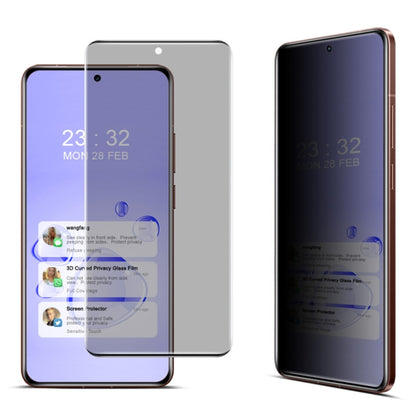 For Realme GT7 Pro imak No Edge Version 3D Curved Privacy Full Screen Tempered Glass Film by imak