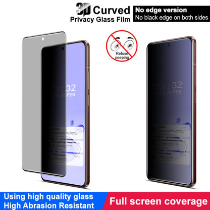 For Realme GT7 Pro imak No Edge Version 3D Curved Privacy Full Screen Tempered Glass Film by imak