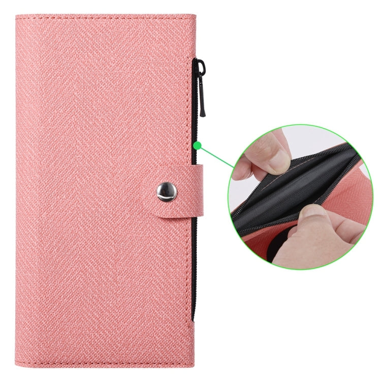 For iPhone 16 ViLi GBS-C Series MagSafe Magnetic RFID Leather Flip Phone Case(Pink) by ViLi