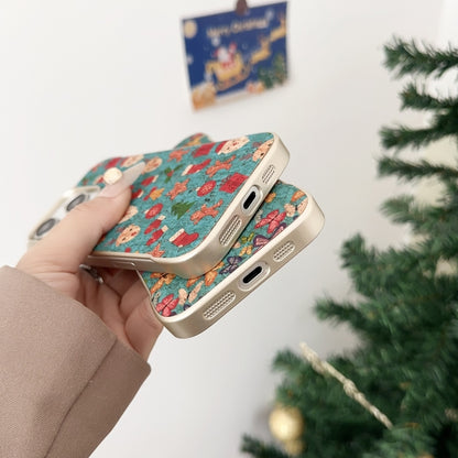 For iPhone 16 Denior A18 Paint MagSafe Phone Case(Butterflies) by Denior