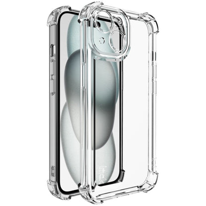 For iPhone 15 imak UX-4 Series Four-corner Shockproof Phone Case(Transparent) by imak