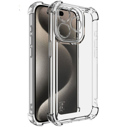 For iPhone 15 Pro imak UX-4 Series Four-corner Shockproof Phone Case(Transparent) by imak